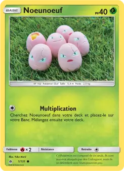 Noeunoeuf — carte 1 de l’extension Lumière Interdite