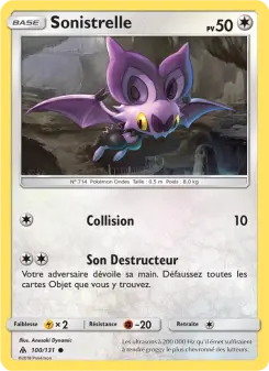 Sonistrelle — carte 100 de l’extension Lumière Interdite