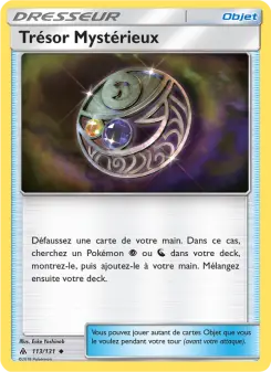 Trésor Mystérieux — carte 113 de l’extension Lumière Interdite