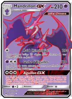 Mandrillon GX — carte 121 de l’extension Lumière Interdite