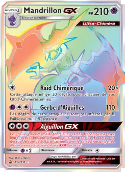 Mandrillon GX — carte 134 de l’extension Lumière Interdite