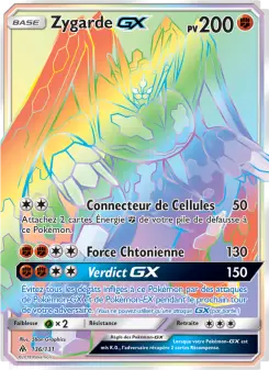 Zygarde GX — carte 136 de l’extension Lumière Interdite