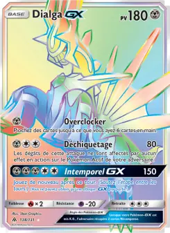 Dialga GX — carte 138 de l’extension Lumière Interdite