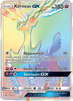 Xerneas GX — carte 139 de l’extension Lumière Interdite
