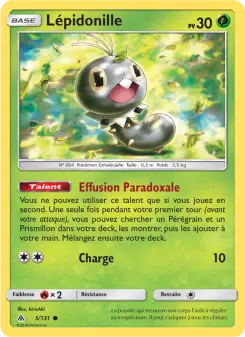 Lépidonille — carte 5 de l’extension Lumière Interdite