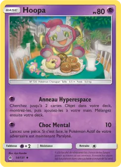 Hoopa — carte 54 de l’extension Lumière Interdite
