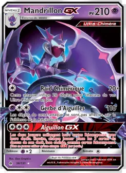 Mandrillon GX — carte 56 de l’extension Lumière Interdite