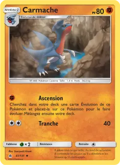Carmache — carte 61 de l’extension Lumière Interdite