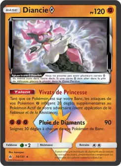Diancie ◇ — carte 74 de l’extension Lumière Interdite
