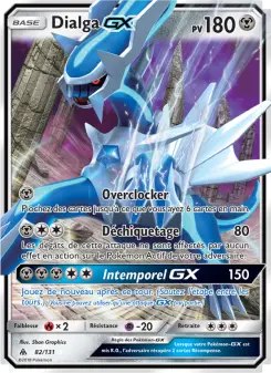 Dialga GX — carte 82 de l’extension Lumière Interdite