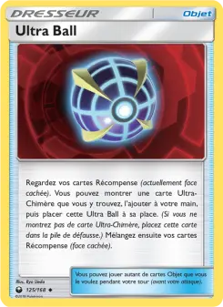 Ultra Ball — carte 125 de l’extension Tempête Céleste