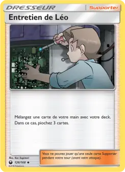 Entretien de Léo — carte 126 de l’extension Tempête Céleste