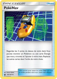 PokéNav — carte 140 de l’extension Tempête Céleste
