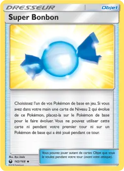 Super Bonbon — carte 142 de l’extension Tempête Céleste