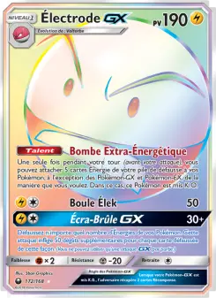Électrode GX — carte 172 de l’extension Tempête Céleste