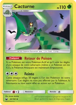 Cacturne — carte 20 de l’extension Tempête Céleste