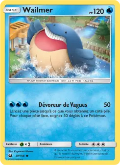 Wailmer — carte 39 de l’extension Tempête Céleste