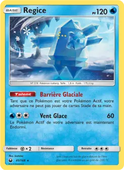 Regice — carte 45 de l’extension Tempête Céleste