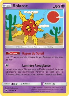 Solaroc — carte 62 de l’extension Tempête Céleste