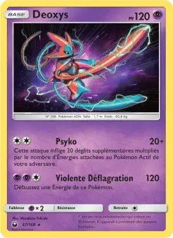 Deoxys — carte 67 de l’extension Tempête Céleste