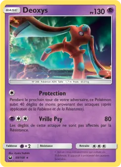 Deoxys — carte 68 de l’extension Tempête Céleste
