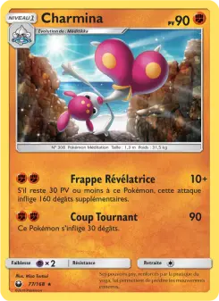 Charmina — carte 77 de l’extension Tempête Céleste