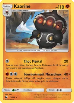 Kaorine — carte 79 de l’extension Tempête Céleste