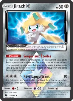Jirachi ◇ — carte 97 de l’extension Tempête Céleste