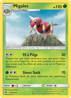 Migalos — carte 10 de l’extension Tonnerre Perdu