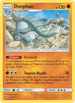 Donphan — carte 112 de l’extension Tonnerre Perdu