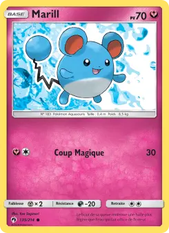Marill — carte 135 de l’extension Tonnerre Perdu
