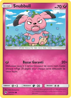 Snubbull — carte 137 de l’extension Tonnerre Perdu