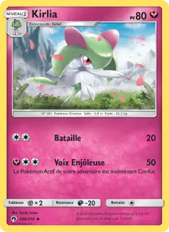 Kirlia — carte 140 de l’extension Tonnerre Perdu