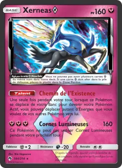 Xerneas ◇ — carte 144 de l’extension Tonnerre Perdu