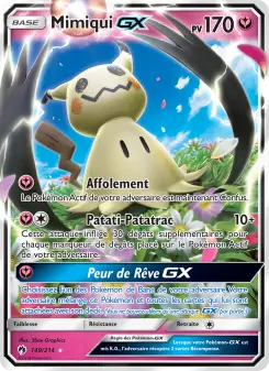 Mimiqui GX — carte 149 de l’extension Tonnerre Perdu