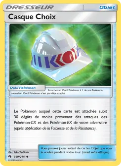 Casque Choix — carte 169 de l’extension Tonnerre Perdu
