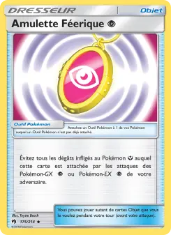 Amulette Féerique Psychic — carte 175 de l’extension Tonnerre Perdu