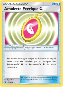Amulette Féerique Dragon — carte 177 de l’extension Tonnerre Perdu