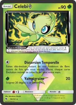 Celebi ◇ — carte 19 de l’extension Tonnerre Perdu