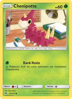 Chenipotte — carte 24 de l’extension Tonnerre Perdu