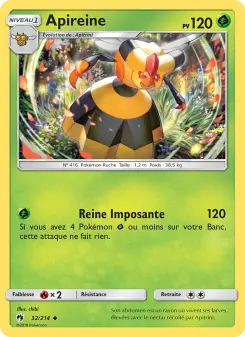 Apireine — carte 32 de l’extension Tonnerre Perdu