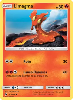 Limagma — carte 43 de l’extension Tonnerre Perdu