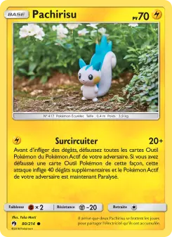 Pachirisu — carte 80 de l’extension Tonnerre Perdu