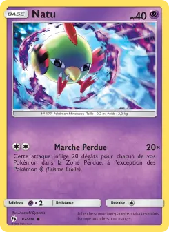 Natu — carte 87 de l’extension Tonnerre Perdu