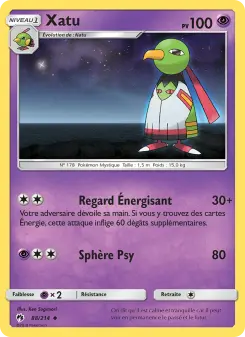 Xatu — carte 88 de l’extension Tonnerre Perdu