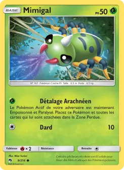 Mimigal — carte 9 de l’extension Tonnerre Perdu
