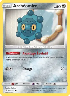 Archéomire — carte 100 de l’extension Duo de Choc