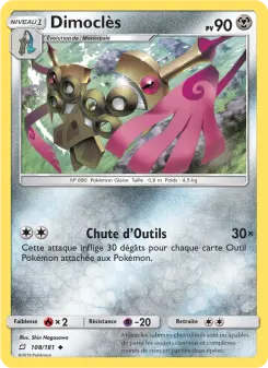 Dimoclès — carte 108 de l’extension Duo de Choc