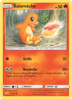 Salamèche — carte 11 de l’extension Duo de Choc