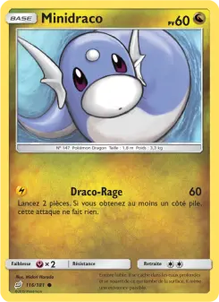 Minidraco — carte 116 de l’extension Duo de Choc